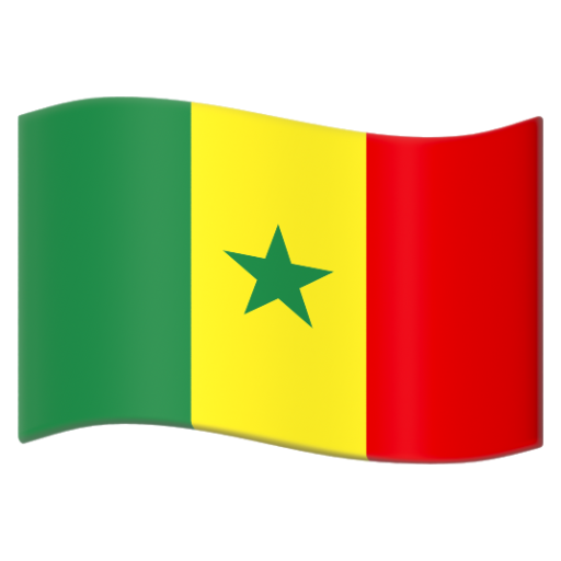 Emoji Cờ: Senegal 🇸🇳 dạng 3D