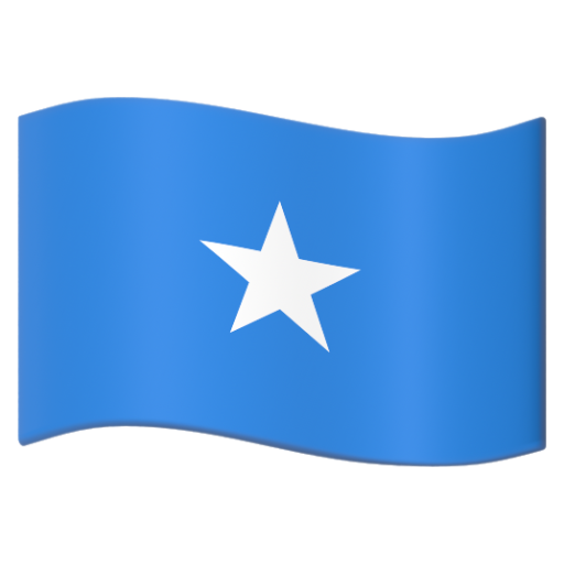 Emoji Cờ: Somalia 🇸🇴 dạng 3D