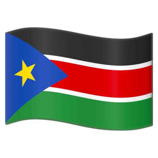 Emoji Cờ: Nam Sudan 🇸🇸 dạng 3D