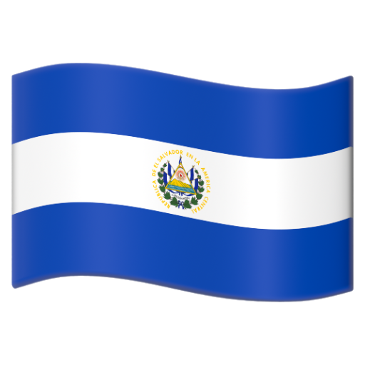 Emoji Cờ: El Salvador 🇸🇻 dạng 3D