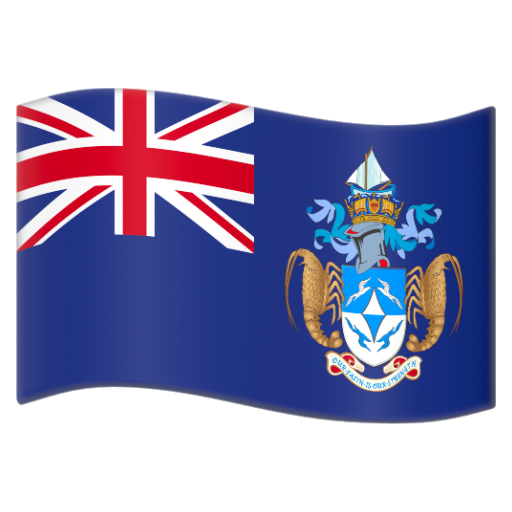 Emoji Cờ: Tristan da Cunha 🇹🇦 dạng 3D