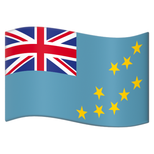 Emoji Cờ: Tuvalu 🇹🇻 dạng 3D