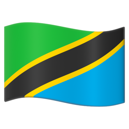 Emoji Cờ: Tanzania 🇹🇿 dạng 3D