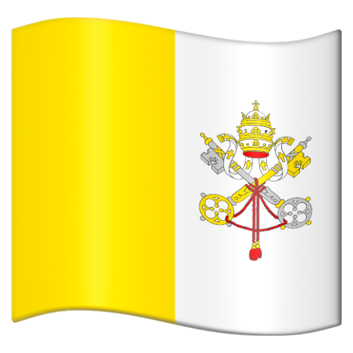 Emoji Cờ: Thành Vatican 🇻🇦 dạng 3D