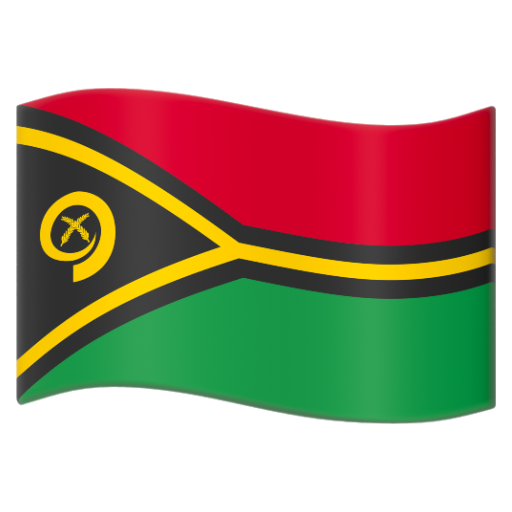 Emoji Cờ: Vanuatu 🇻🇺 dạng 3D