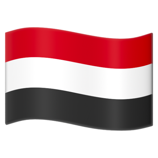 Emoji Cờ: Yemen 🇾🇪 dạng 3D