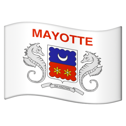 Emoji Cờ: Mayotte 🇾🇹 dạng 3D