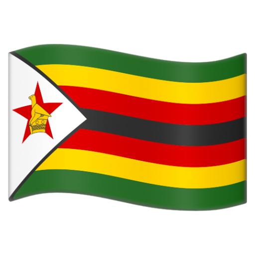 Emoji Cờ: Zimbabwe 🇿🇼 dạng 3D