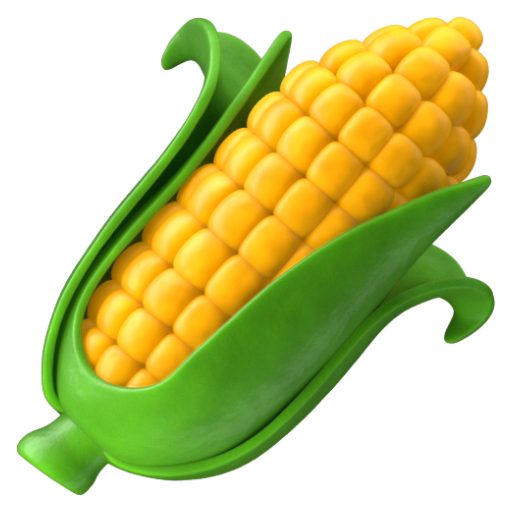 Emoji Bắp ngô 🌽 dạng 3D