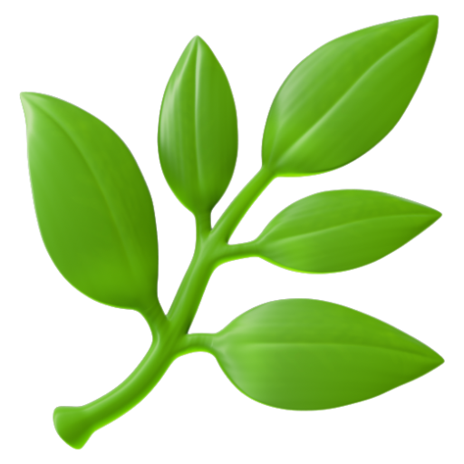 Emoji Thảo mộc 🌿 dạng 3D