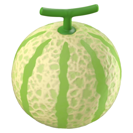 Emoji Dưa 🍈 dạng 3D