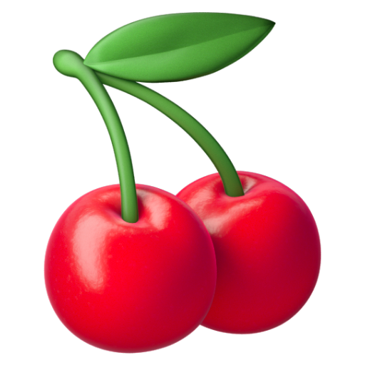Emoji Anh đào 🍒 dạng 3D