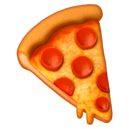 Emoji Bánh pizza 🍕 dạng 3D