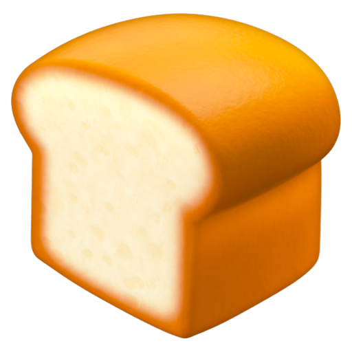Emoji Bánh mì 🍞 dạng 3D