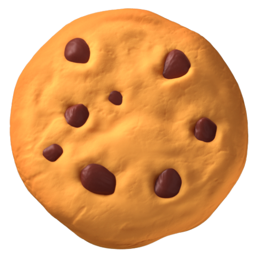 Emoji Bánh quy 🍪 dạng 3D