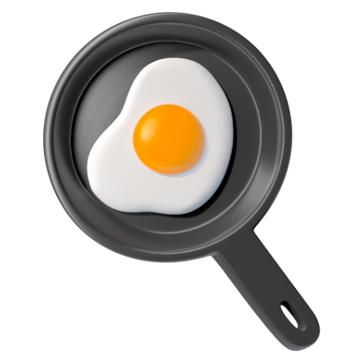 Emoji Nấu ăn 🍳 dạng 3D