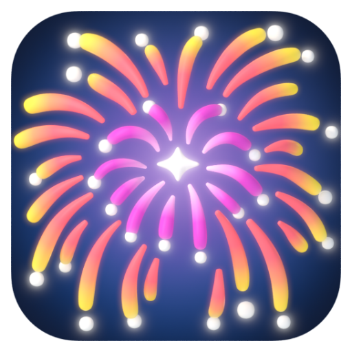 Emoji Pháo hoa 🎆 dạng 3D