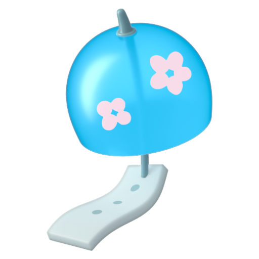 Emoji Chuông gió 🎐 dạng 3D