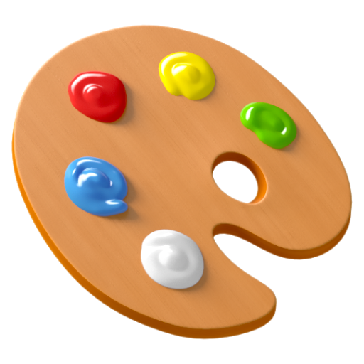 Emoji Bảng màu 🎨 dạng 3D