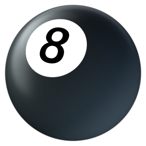 Emoji Bi-a 8 bóng 🎱 dạng 3D