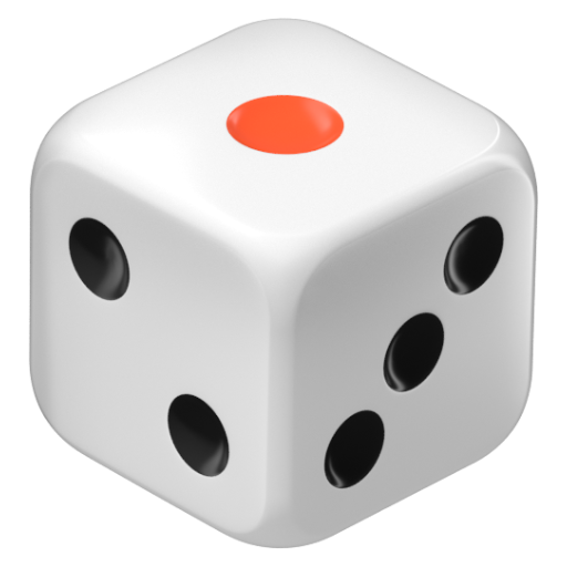 Emoji Trò xúc xắc 🎲 dạng 3D