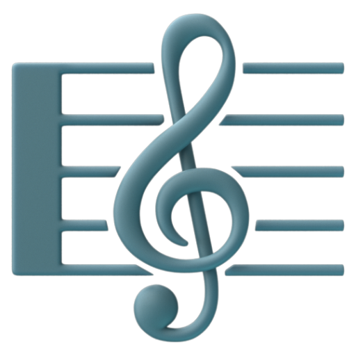 Emoji Khuông nhạc 🎼 dạng 3D