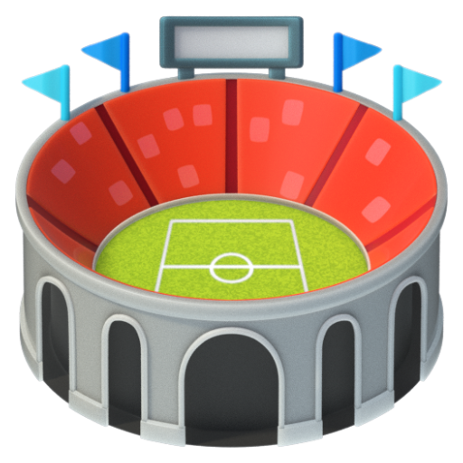 Emoji Sân vận động 🏟 dạng 3D