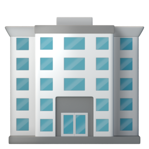 Emoji Tòa nhà văn phòng 🏢 dạng 3D