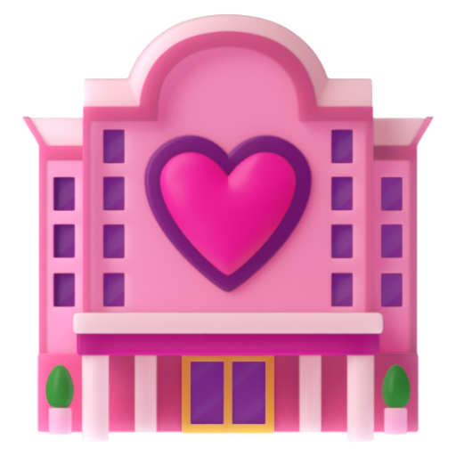 Emoji Khách sạn tình yêu 🏩 dạng 3D