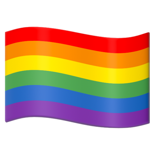 Emoji Cờ cầu vồng 🏳‍🌈 dạng 3D