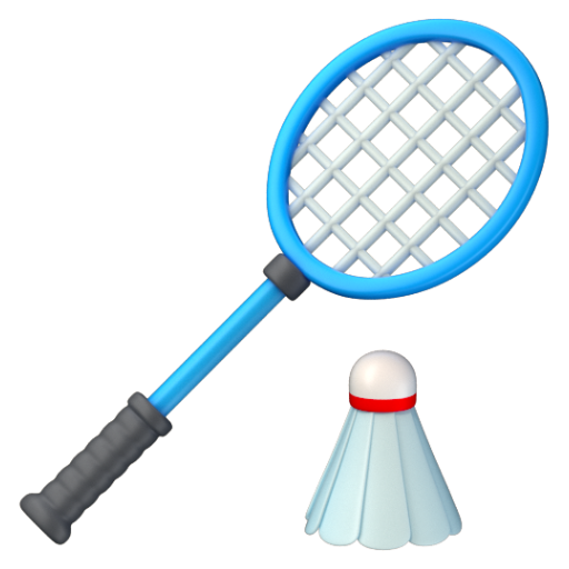 Emoji Cầu lông 🏸 dạng 3D