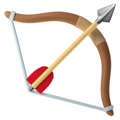 Emoji Cung tên 🏹 dạng 3D