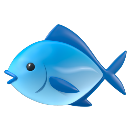 Emoji Cá 🐟 dạng 3D