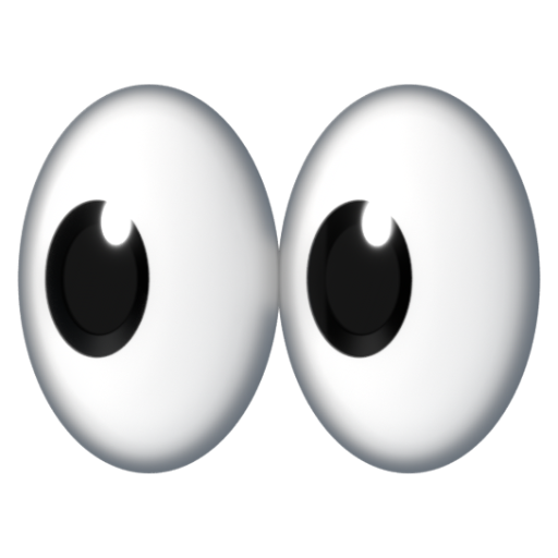 Emoji Đôi mắt 👀 dạng 3D