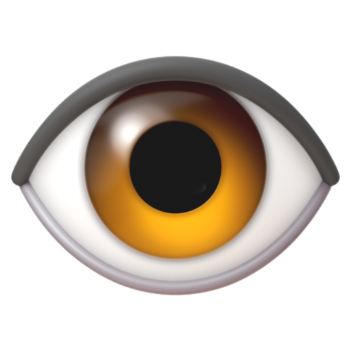 Emoji Mắt 👁 dạng 3D