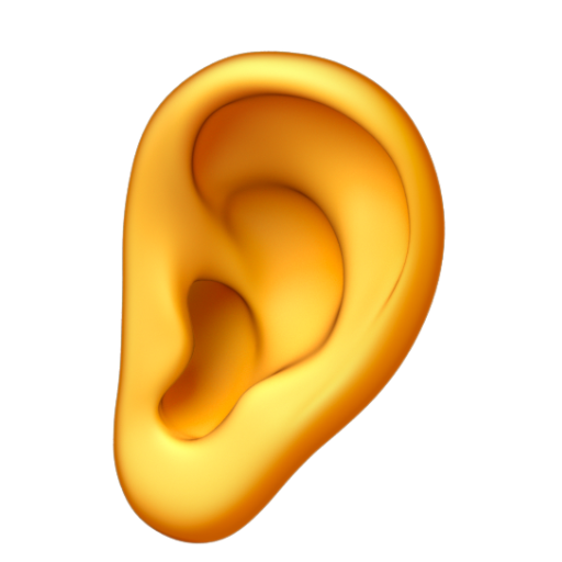 Emoji Tai 👂 dạng 3D
