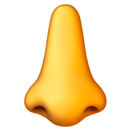 Emoji Mũi 👃 dạng 3D