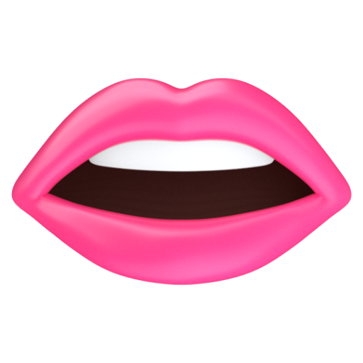 Emoji Miệng 👄 dạng 3D