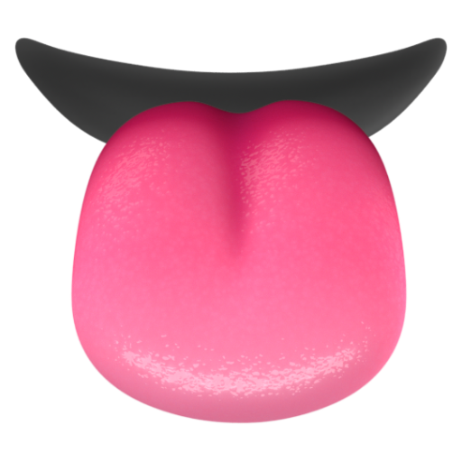 Emoji Lưỡi 👅 dạng 3D