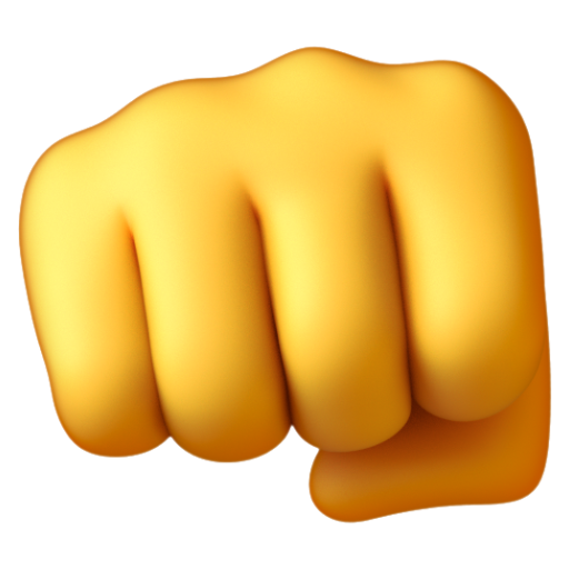 Emoji Nắm đấm 👊 dạng 3D