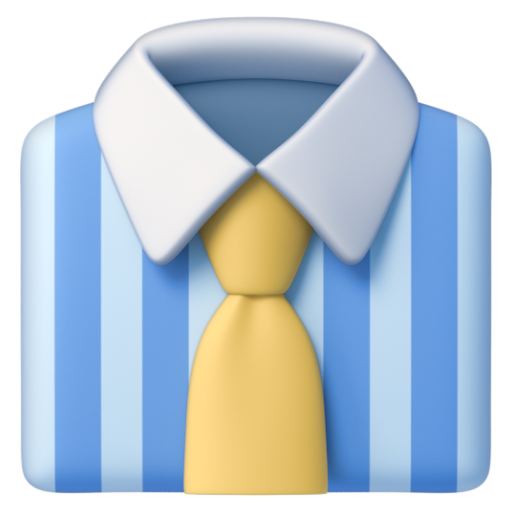 Emoji Cà vạt 👔 dạng 3D
