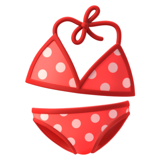 Emoji Áo tắm hai mảnh 👙 dạng 3D