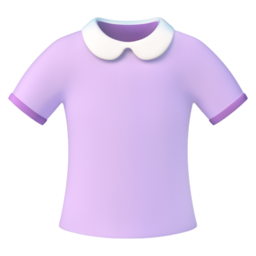 Emoji Quần áo nữ 👚 dạng 3D