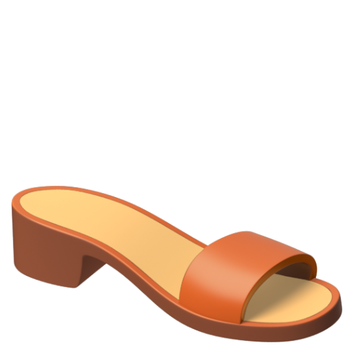 Emoji Xăng đan nữ 👡 dạng 3D
