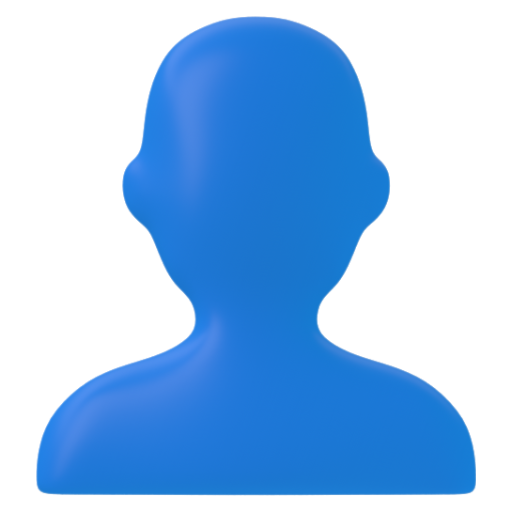 Emoji Bóng tượng bán thân 👤 dạng 3D