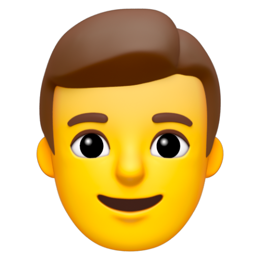 Emoji Đàn ông 👨 dạng 3D