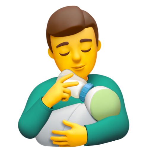 Emoji Người cho con bú 👨‍🍼 dạng 3D