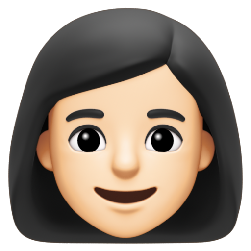 Emoji Phụ nữ: màu da sáng 👩🏻 dạng 3D