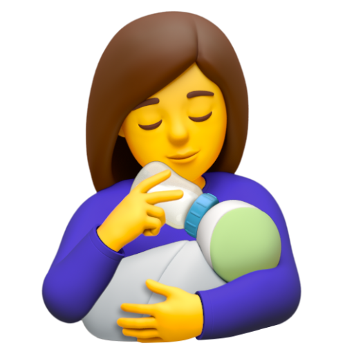 Emoji Người phụ nữ cho con bú 👩‍🍼 dạng 3D