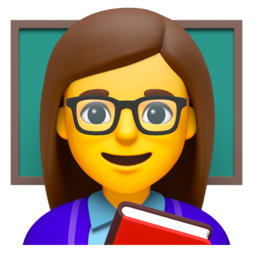 Emoji Giáo viên nữ 👩‍🏫 dạng 3D